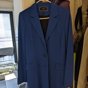 Blue dressed coat